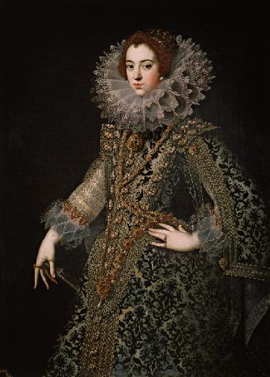 Portrait of Elisabeth of France (1602-1644), Queen consort of Spain