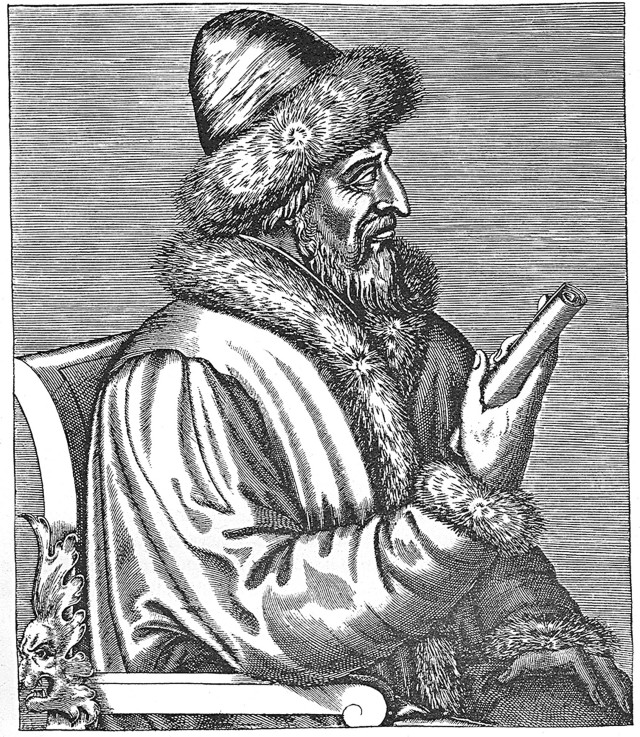 Vasili III Ivanovich, Grand Prince of Moscow (Illustration from the Book by André Thevet) de Unbekannter Künstler