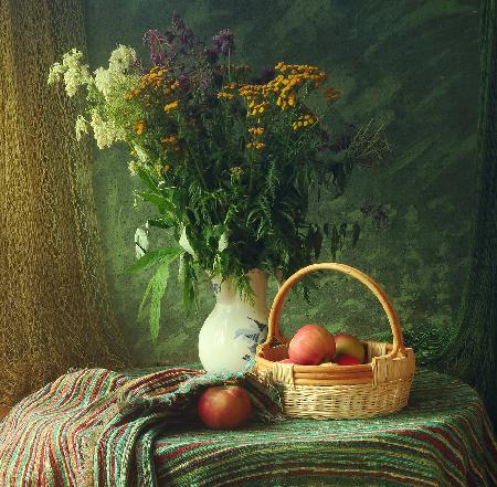 Flowers and Apples