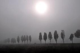 Nebel löst sich auf