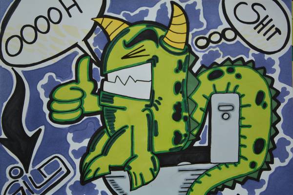 Graffiti Dragon de Vadim Gild