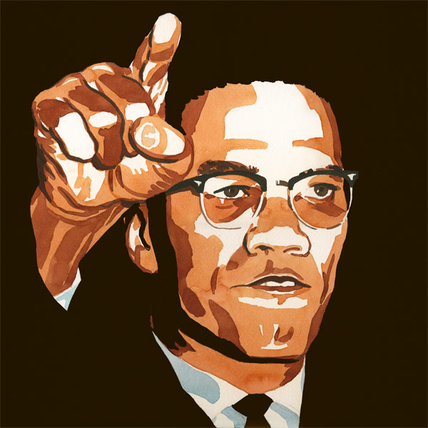 Malcolm X de Pavel van Golod