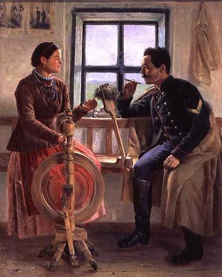 Talk at the Spinning Wheel de Mikhail Nikolaevich Vasilev
