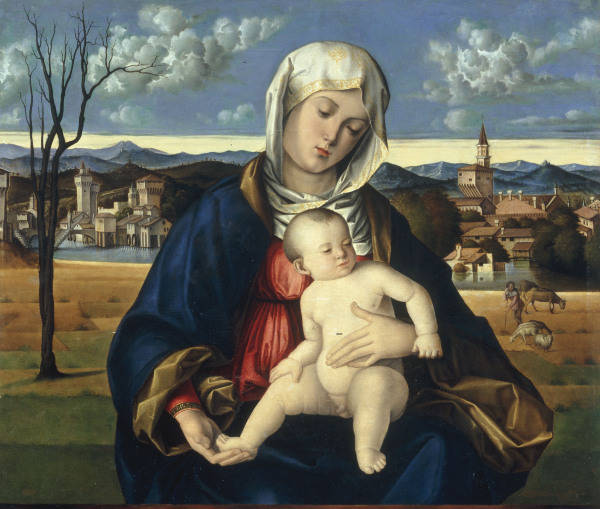 Mary with Child /Venetian Paint./ C16th de Venezianisch
