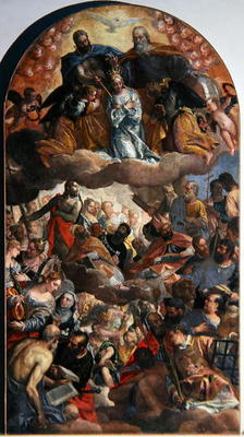 Coronation of the Virgin, 1586 (oil on canvas) de Veronese, Paolo (eigentl. Paolo Caliari)