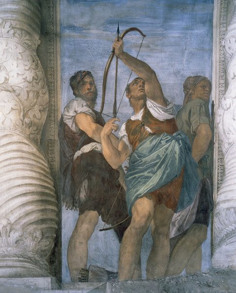 Veronese / Three bowmen de Veronese, Paolo (eigentl. Paolo Caliari)