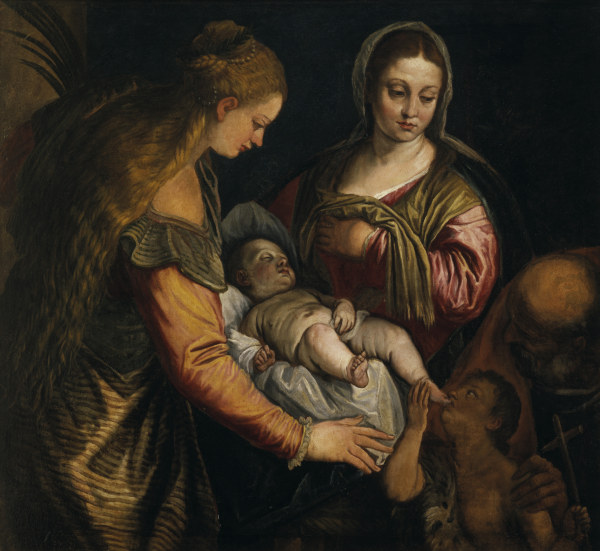 P.Veronese, Holy Family with Barbara de Veronese, Paolo (eigentl. Paolo Caliari)