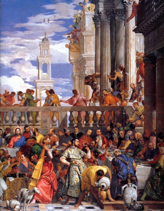 The Wedding at Cana (Detail) de Veronese, Paolo (eigentl. Paolo Caliari)