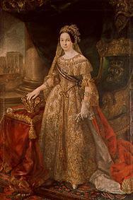 Isabella II. of Spain at the declaration of her ma
