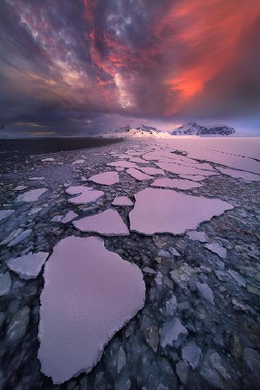 Antarctica fire