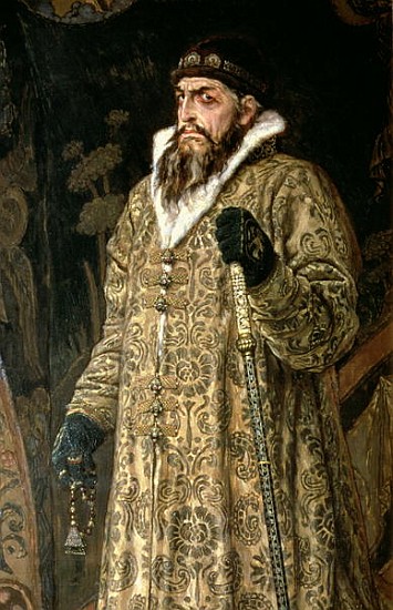 Tsar Ivan IV Vasilyevich ''the Terrible'' (1530-84) 1897 (detail of 89327) de Victor Mikhailovich Vasnetsov