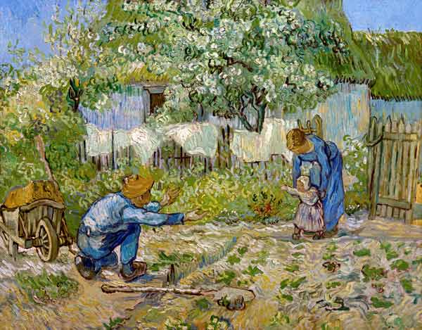Primeros pasos (para Millet) de Vincent Van Gogh