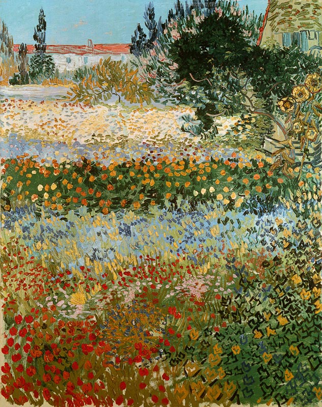 Flower garden de Vincent Van Gogh