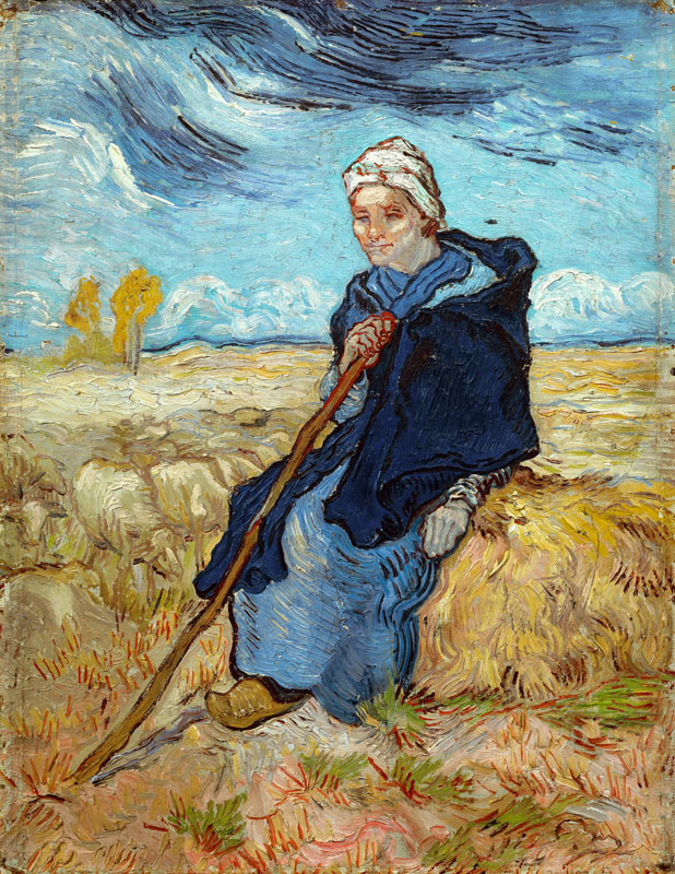 The Hirtin de Vincent Van Gogh