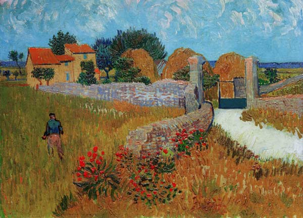 V.van Gogh / Farmhouse in Provence de Vincent Van Gogh