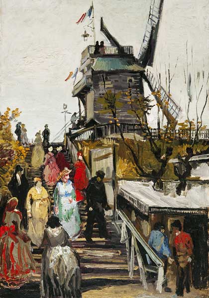 Le Moulin de Blute-Fin de Vincent Van Gogh