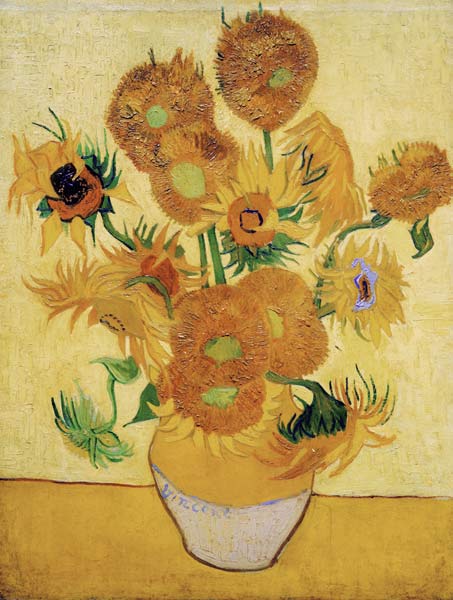 The Sunflowers de Vincent Van Gogh