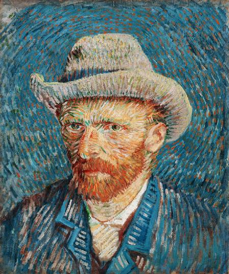 Autorretrato con sombrero 1887