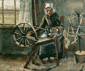 Peasant Woman Winding Bobbins