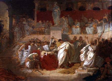The Death of Caesar de Vincenzo Camuccini