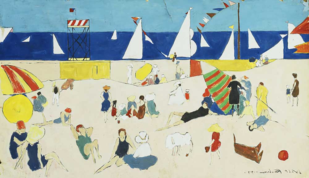 At the Beach, 1919 de Walt Kuhn