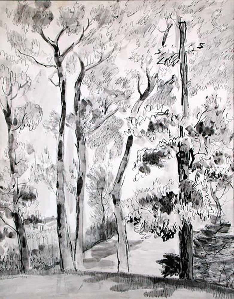Trees, Sands Point, 1935 de Walt Kuhn