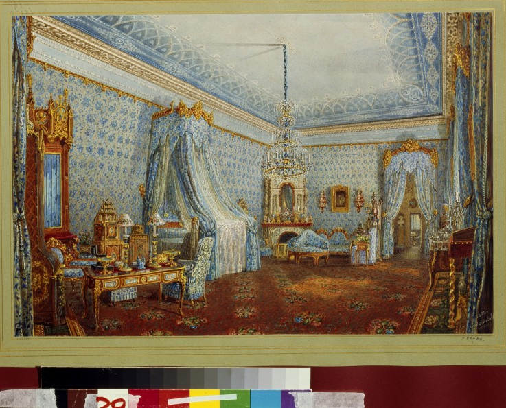The Bedroom in the Yusupov Palace in St. Petersburg de Wassili Sadownikow