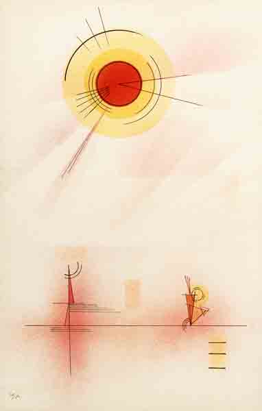 Rayos de Wassily Kandinsky