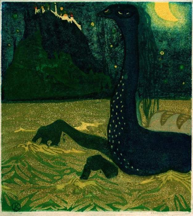 Moonlit Night de Wassily Kandinsky