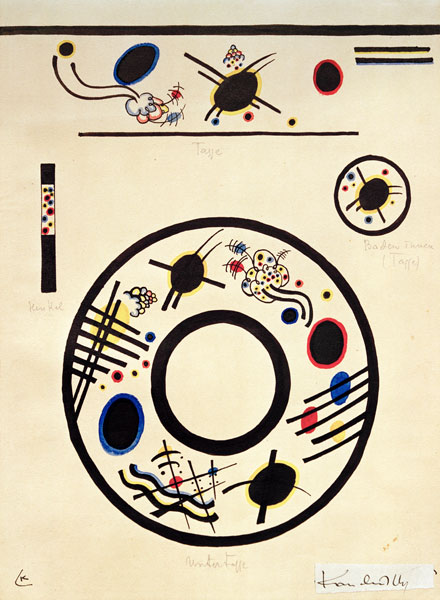 Design for a Cup and Saucer de Wassily Kandinsky