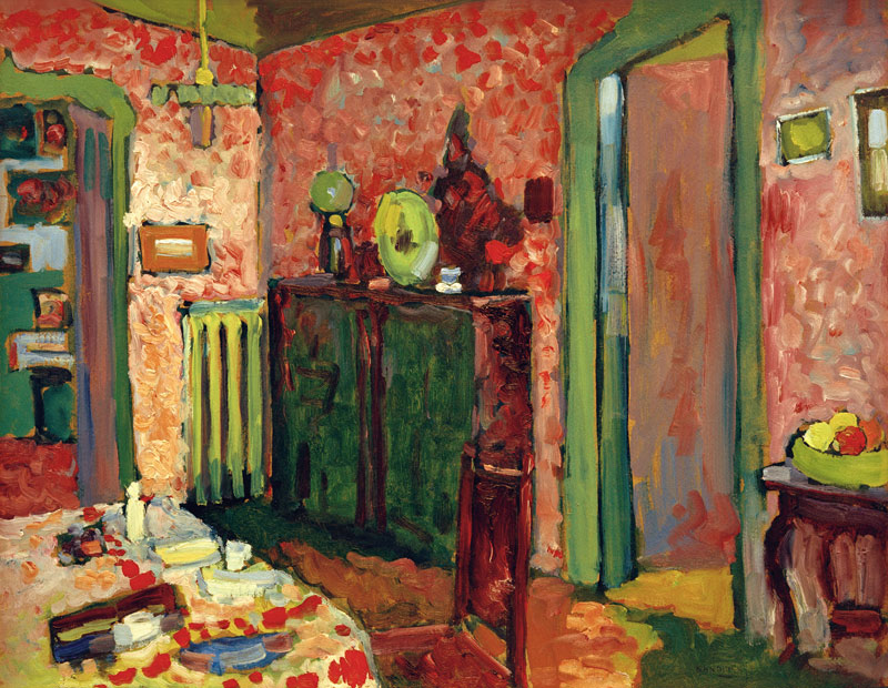Interior (My Dining Room) de Wassily Kandinsky