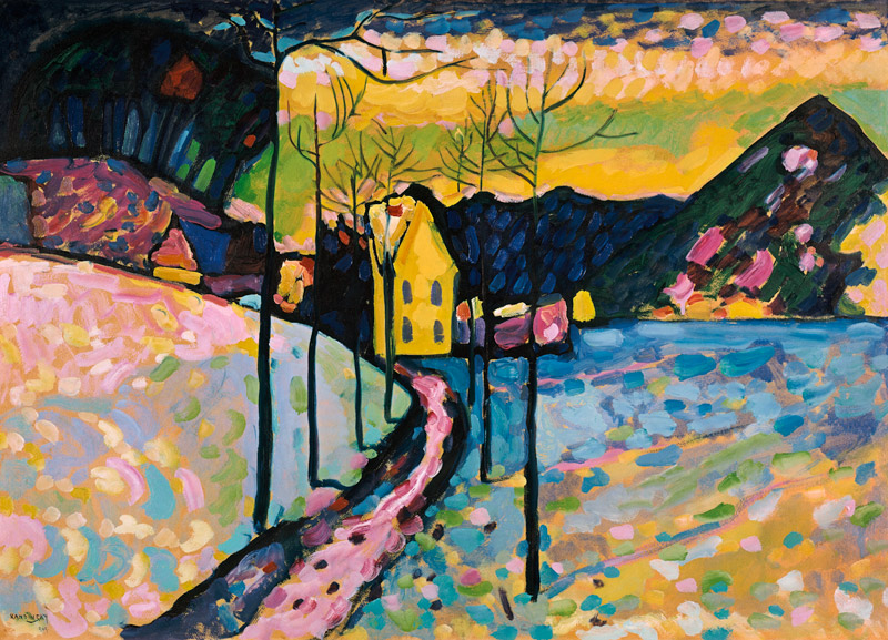 Winter landscape I. de Wassily Kandinsky