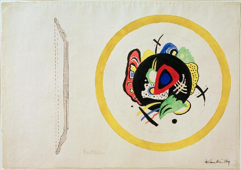 Design for a Fruit Dish de Wassily Kandinsky
