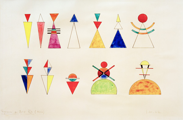 Pictures at an Exhibition, Figures, Image XVI de Wassily Kandinsky