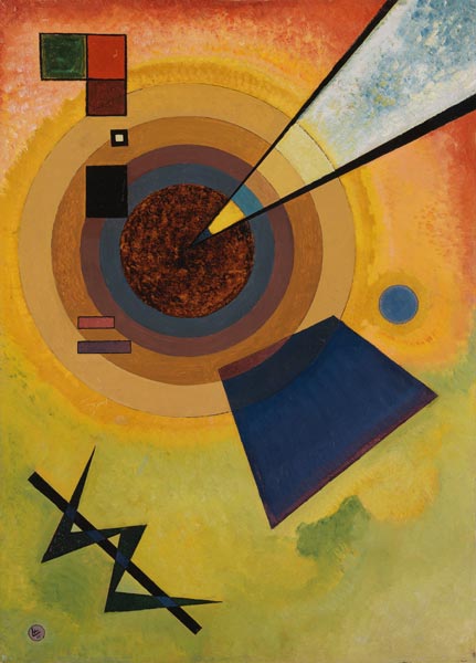 Verde y Rojo de Wassily Kandinsky