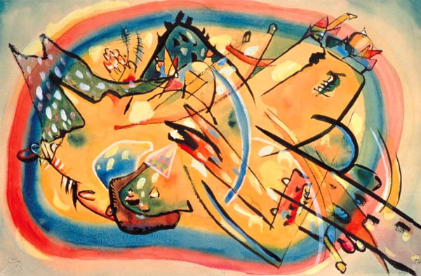 Komposition Landschaft de Wassily Kandinsky