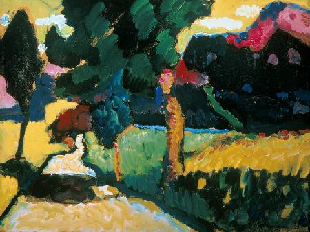 Murnau, summer landscape.