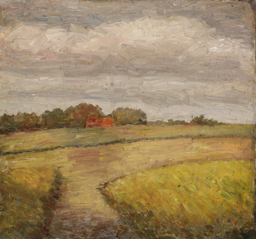 Herbstliche Felder de Wilhelm Morgner