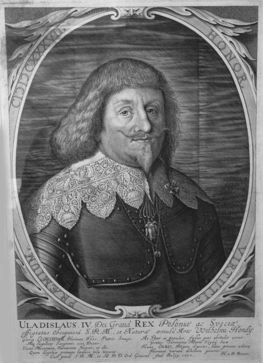King Wladyslaw IV Vasa of Poland (1595-1648), Tsar of Russia de Willem Hondius