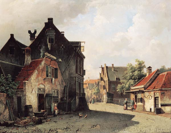A Dutch Town de Willem Koekkoek