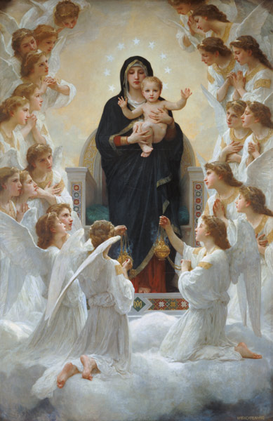 The Virgin with Angels de William Adolphe Bouguereau