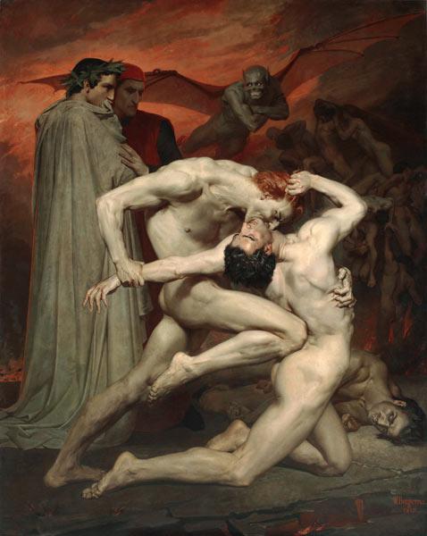 Dante and Virgil in Hell