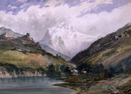 Wetterhorn, Bernese Oberland de William Callow