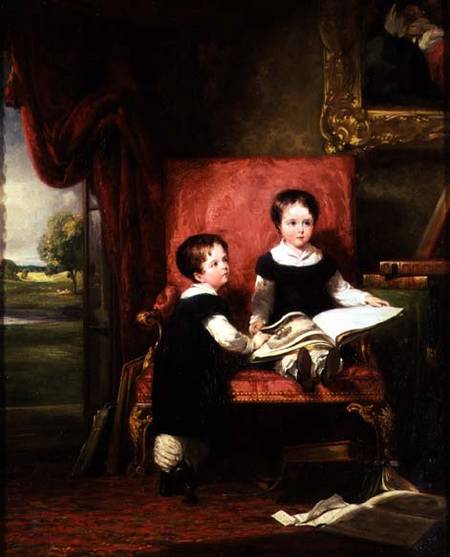 Lord Charles and Lord Thomas Pelham Clinton de William Collins