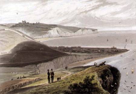 Dover, from Shakespeare's Cliff de William Daniell