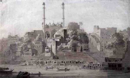 The Mosque at Benares de William Daniell