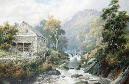 Old Disused Mill, Dolgelly de William Henry Mander