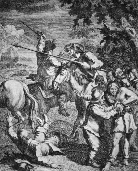 Cervantes, Don Quixote / Engr.by Hogarth de William Hogarth