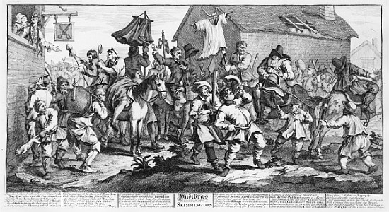 Hudibras Encounters the Skimmington, from ''Hudibras'', by Samuel Butler, 1726 de William Hogarth