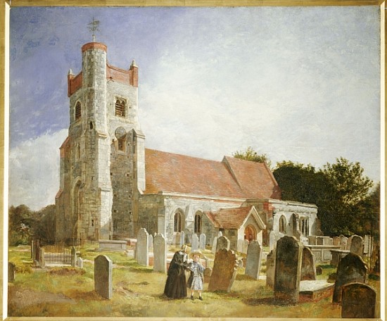 The Old Church, Ewell de William Holman Hunt